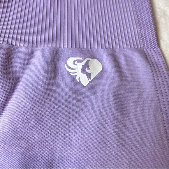 Women,s Best Power Seamless Leggings Lilac - Picture 4 of 9